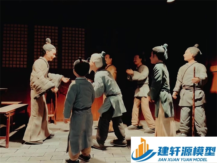 海陵喻侃压粮饷军场景