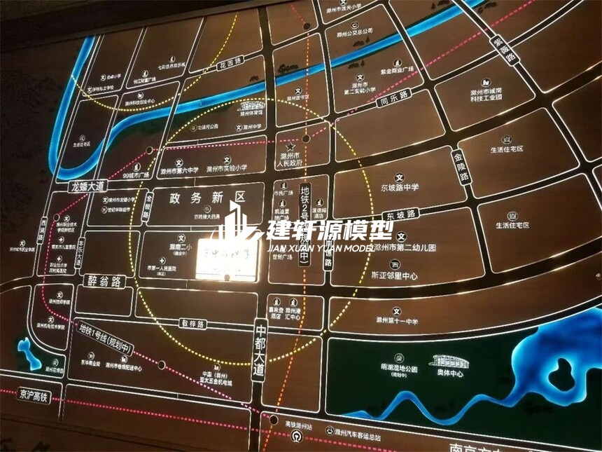 海陵区域壁挂模型
